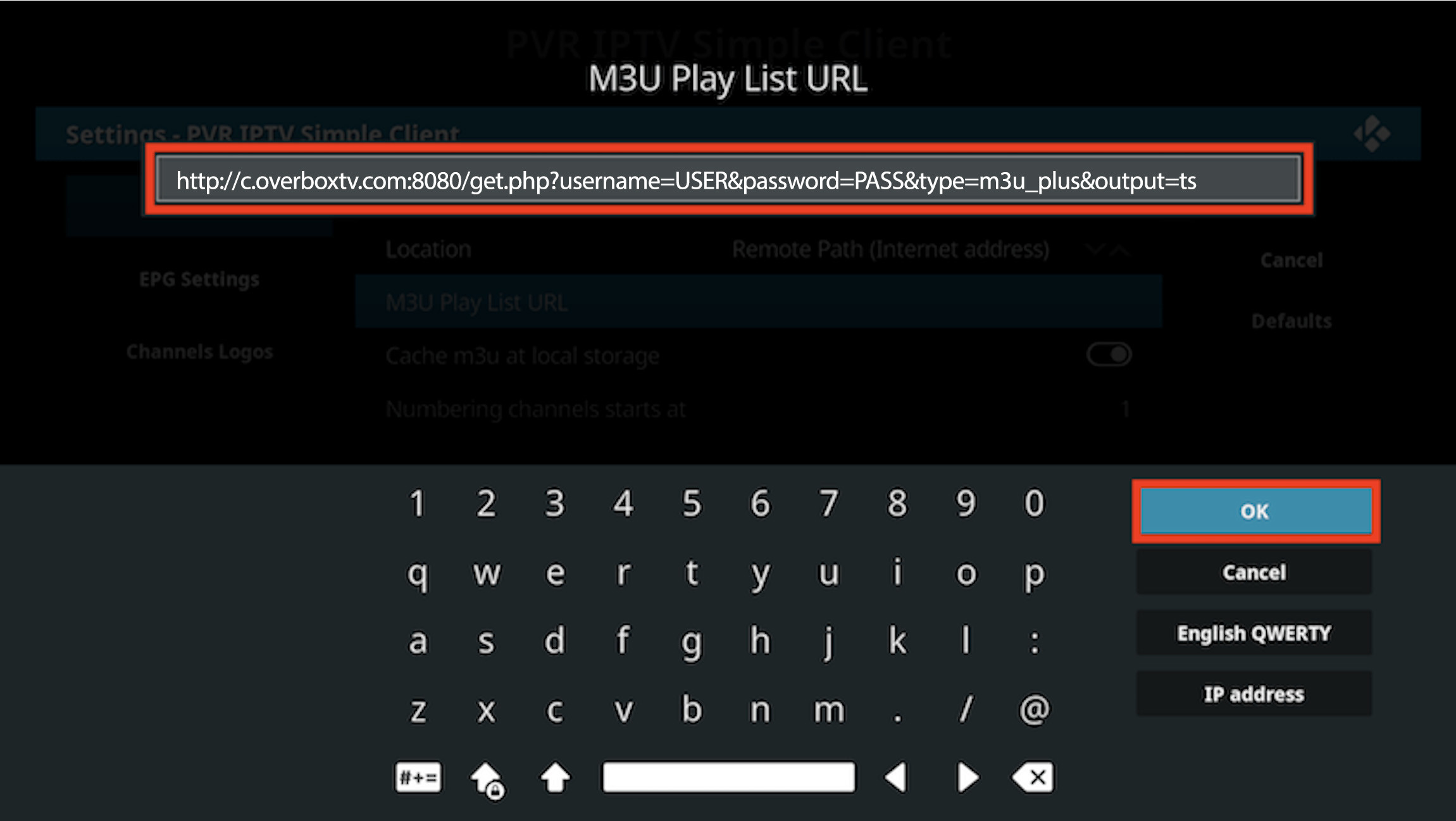 kodi mediaportal pvr client could not be loaded