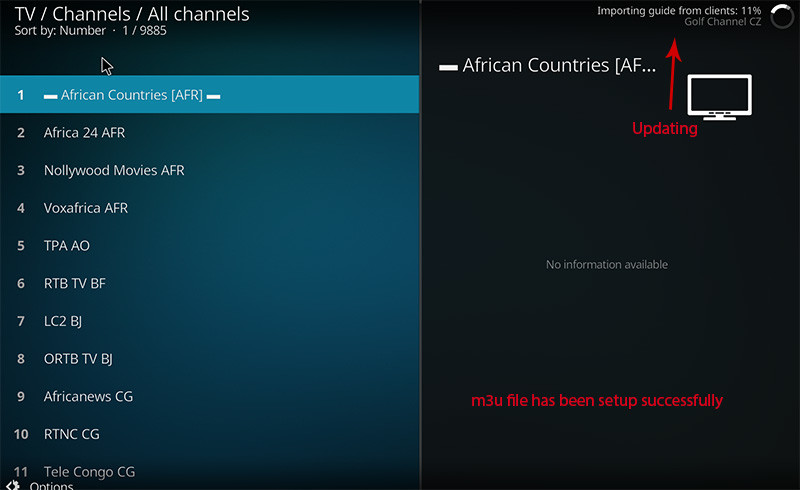 Install IPTV on Kodi - step 12