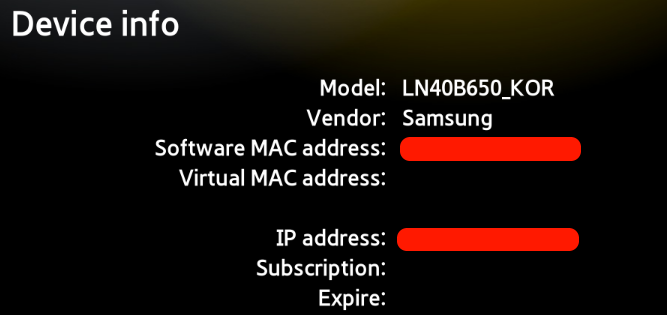 custom mac address iptv stalker